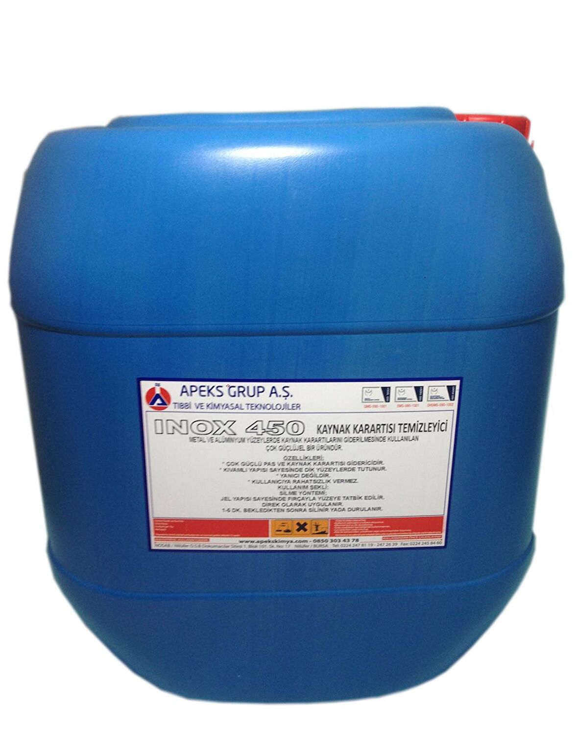 INOX 450 Kaynak Karartısı Temizleyicisi - 30 Kg