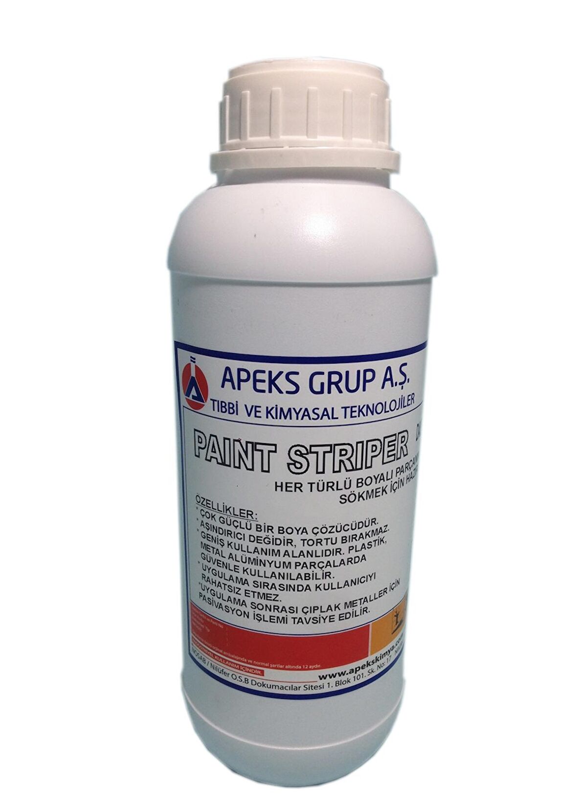 PAINT STRIPER Daldırma Tip Endüstriyel Boya Sökücü - 1 Kg