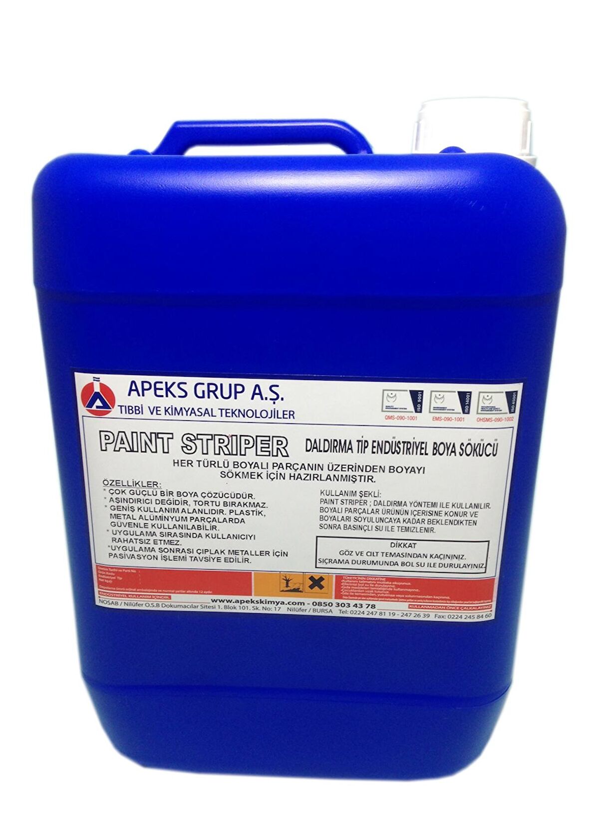 PAINT STRIPER Daldırma Tip Endüstriyel Boya Sökücü - 5 Kg