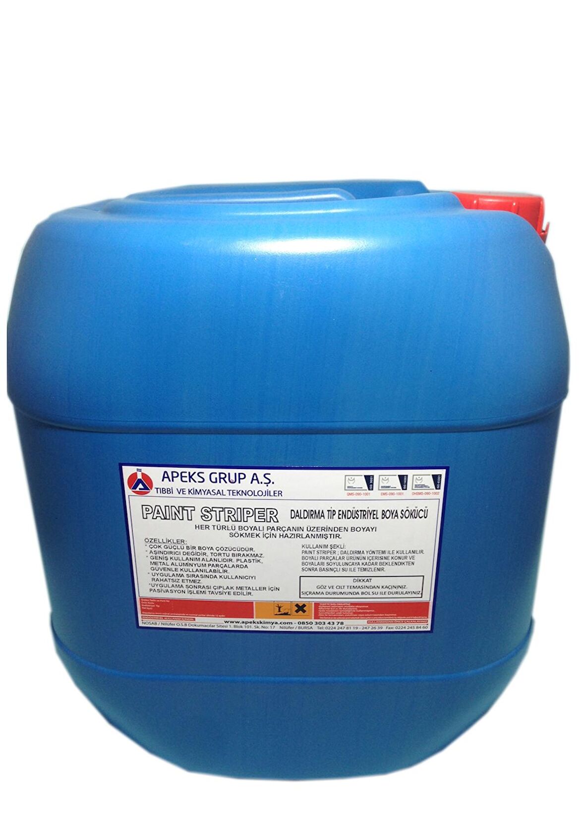 PAINT STRIPER Daldırma Tip Endüstriyel Boya Sökücü - 30 Kg