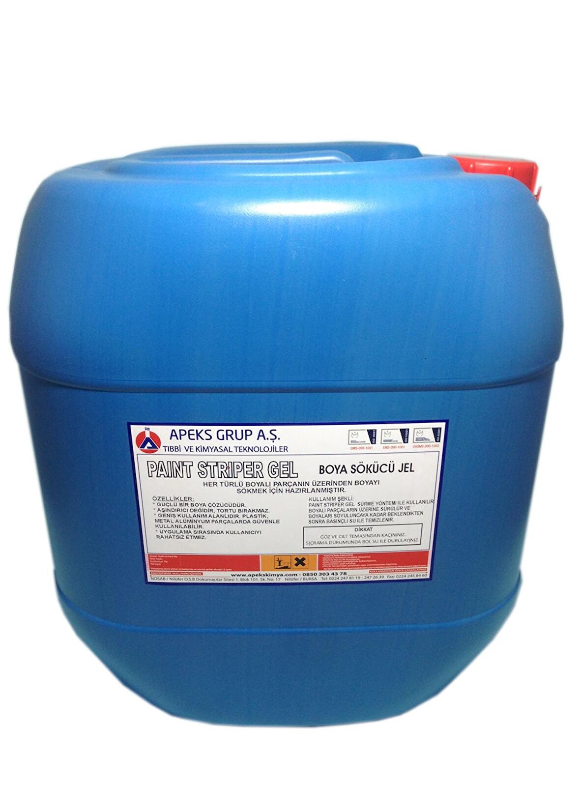 PAINT STRIPER PLUS Jel Tipi Güçlü Boya Sökücü - 30 Kg