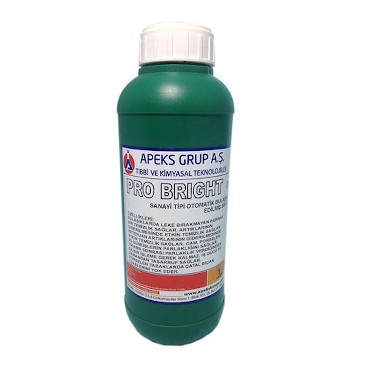PROBRIGHT Endüstriyel Bulaşık Makinaları İçin Konsantre Durulayıcı - 1 Kg
