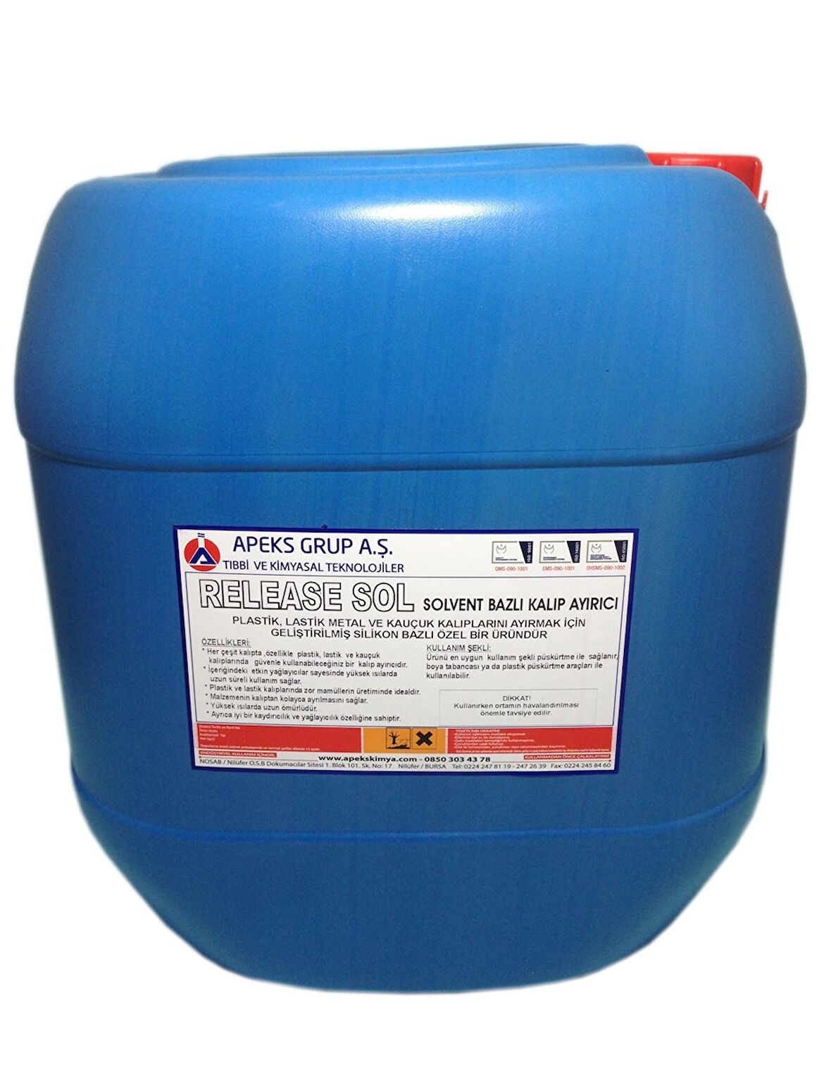RELEASE SOL Solvent Bazlı Kalıp Ayırıcı - 30 Kg