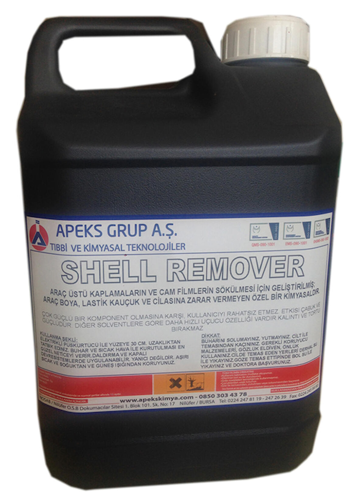 SHELL REMOVER Araç Üstü Yapışkan ve Kaplama Sökücü - 5 Kg