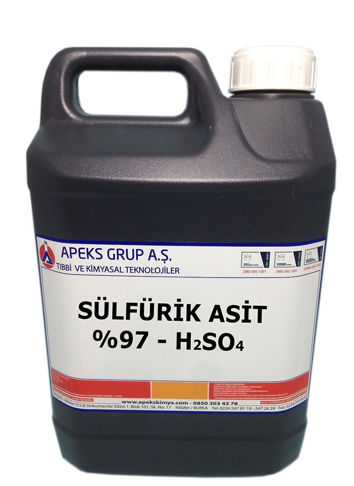 SÜLFÜRİK ASİT-%97 - 5 Kg