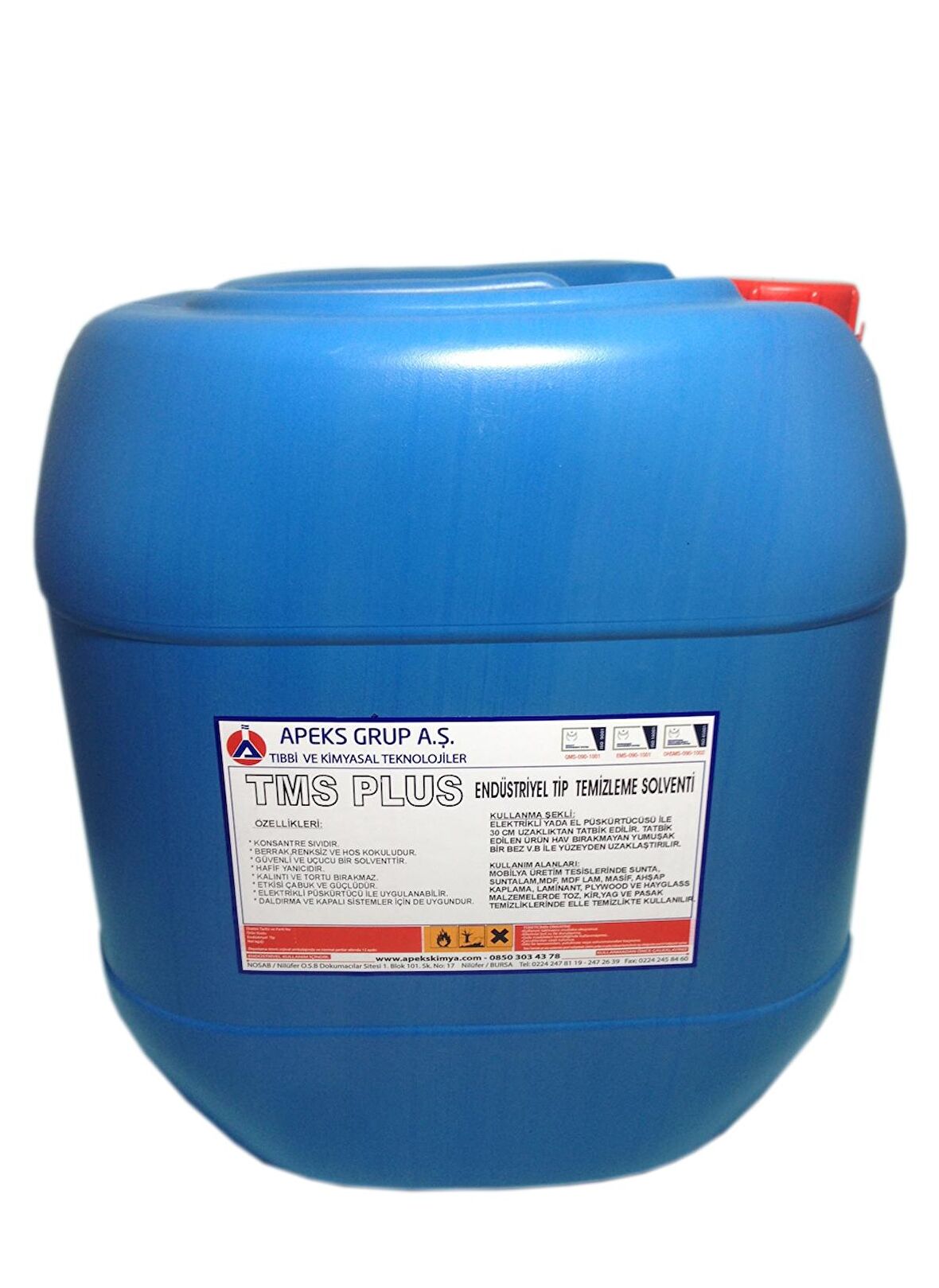 TMS Mobilya Temizleme Solventi - 30 Kg