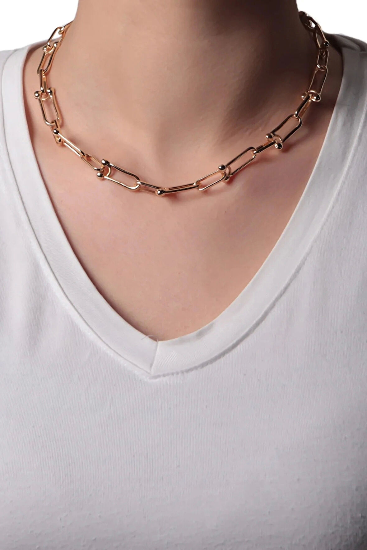 TİFFANY MODEL GOLD KOLYE