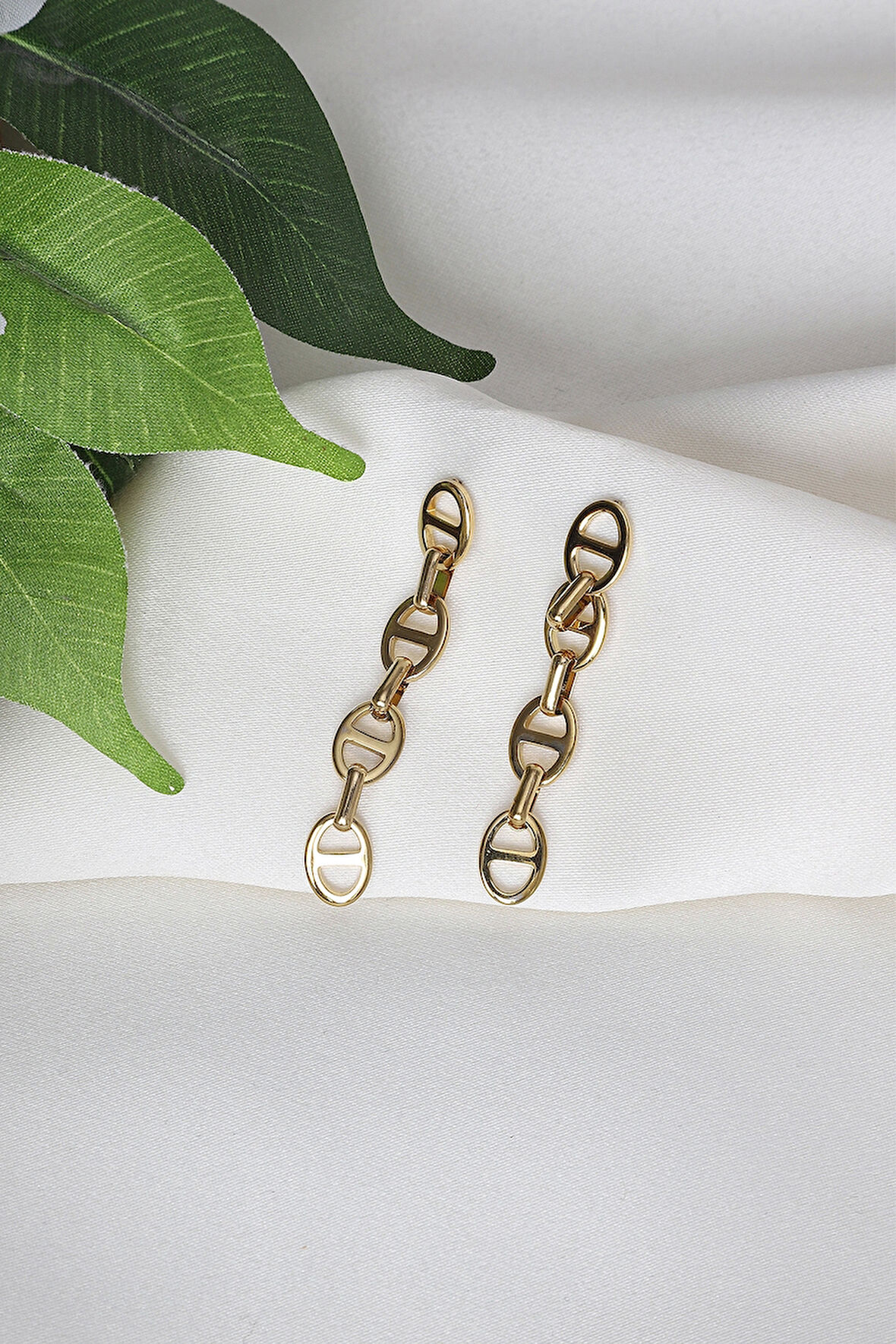 Düğme Model Çelik Küpe