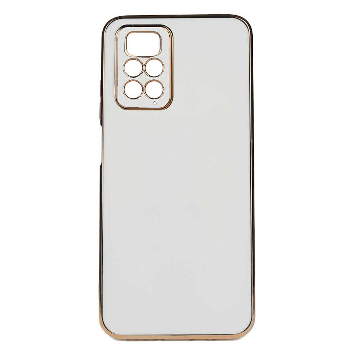 Gpack Xiaomi Redmi Note 11 Pro 5G Kılıf Bark Parlak Silikon Renkli Kenarları Rose 