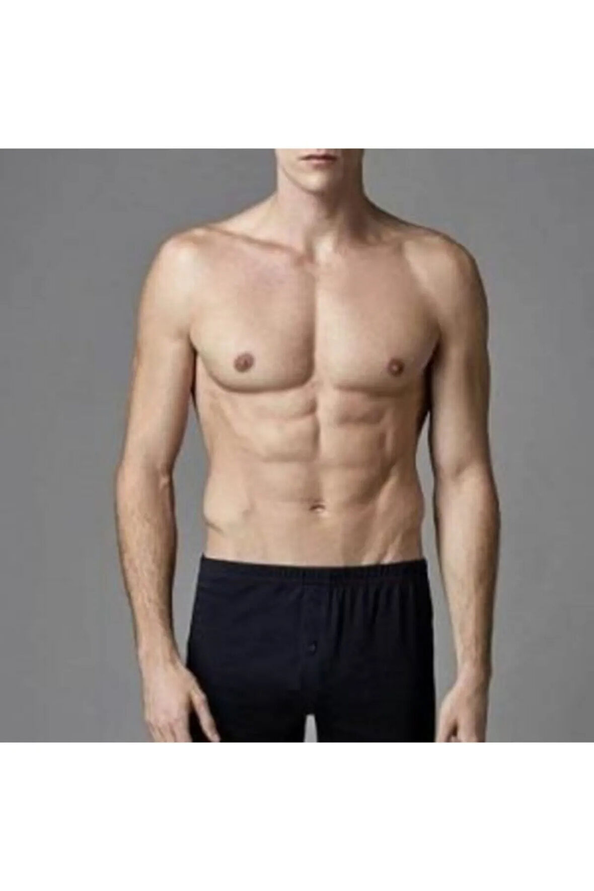 Erkek Siyah Penye Boxer 2'li