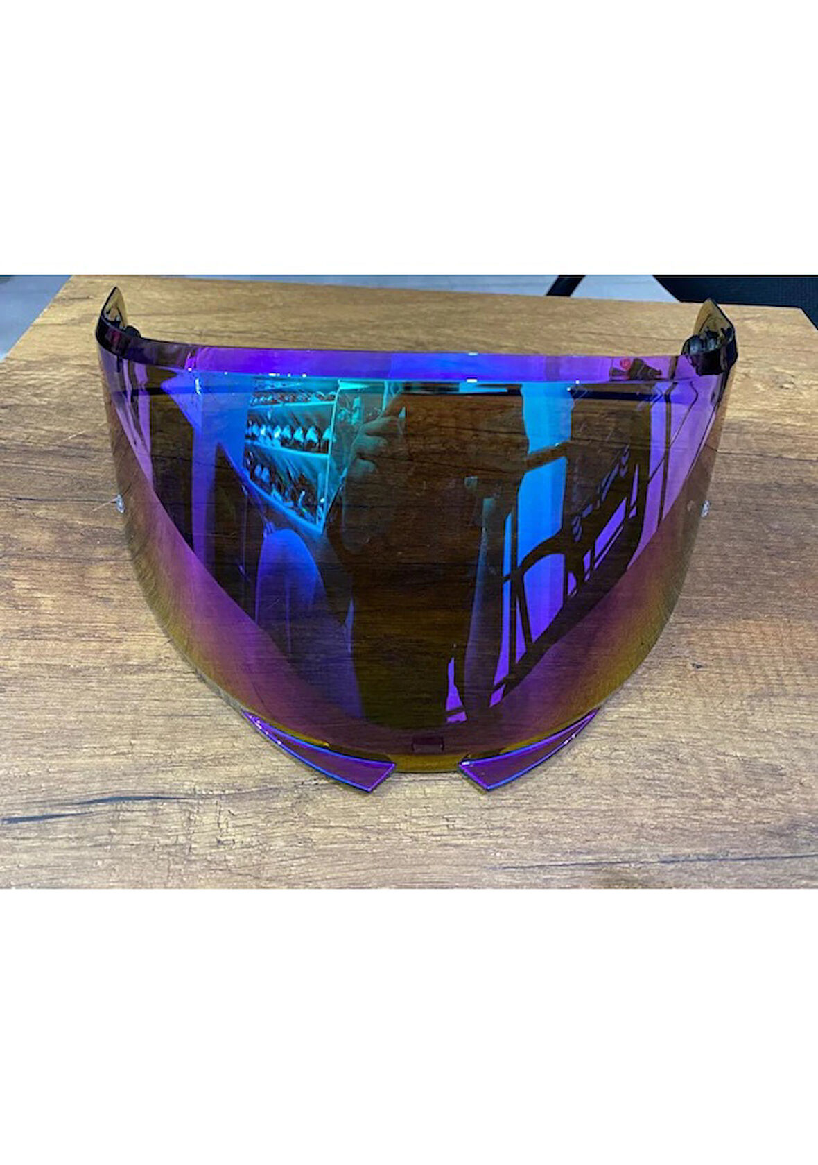 Mt Vizör V-28 İridyum Renk Kask Camı