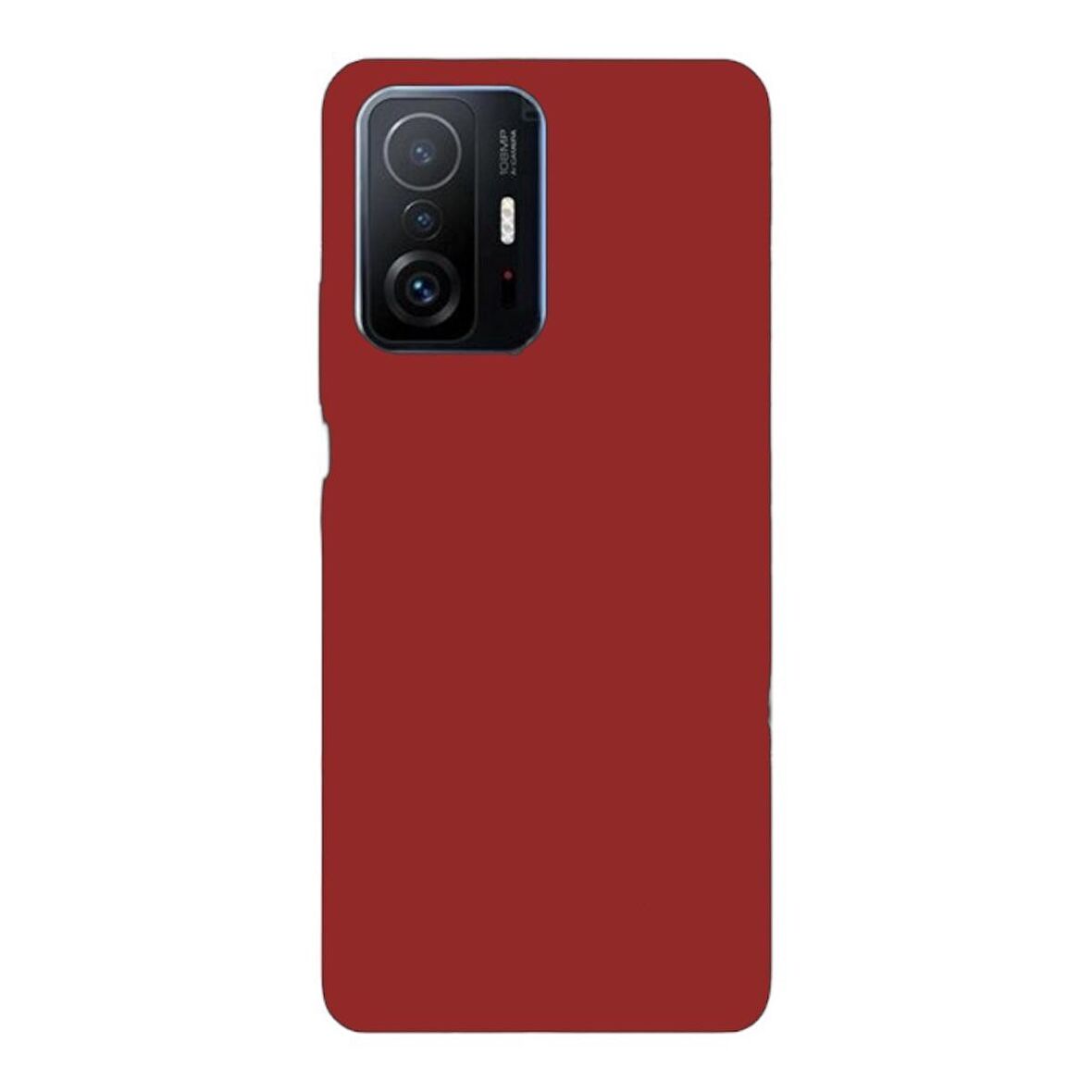 Smcase Xiaomi 11T Kılıf Biye Mat Tpu Silikon  Nano Ekran Koruyucu