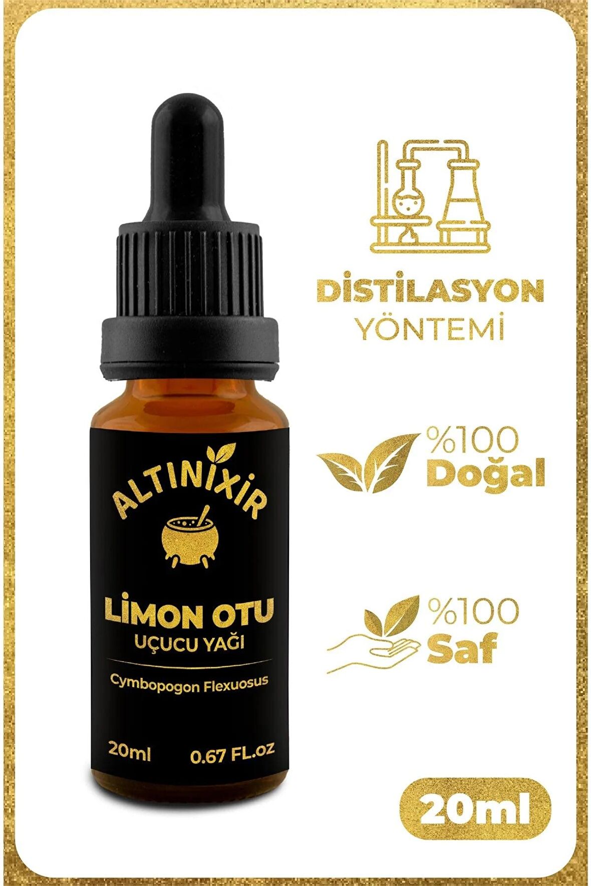 Limon Otu Uçucu Yağı 20ml