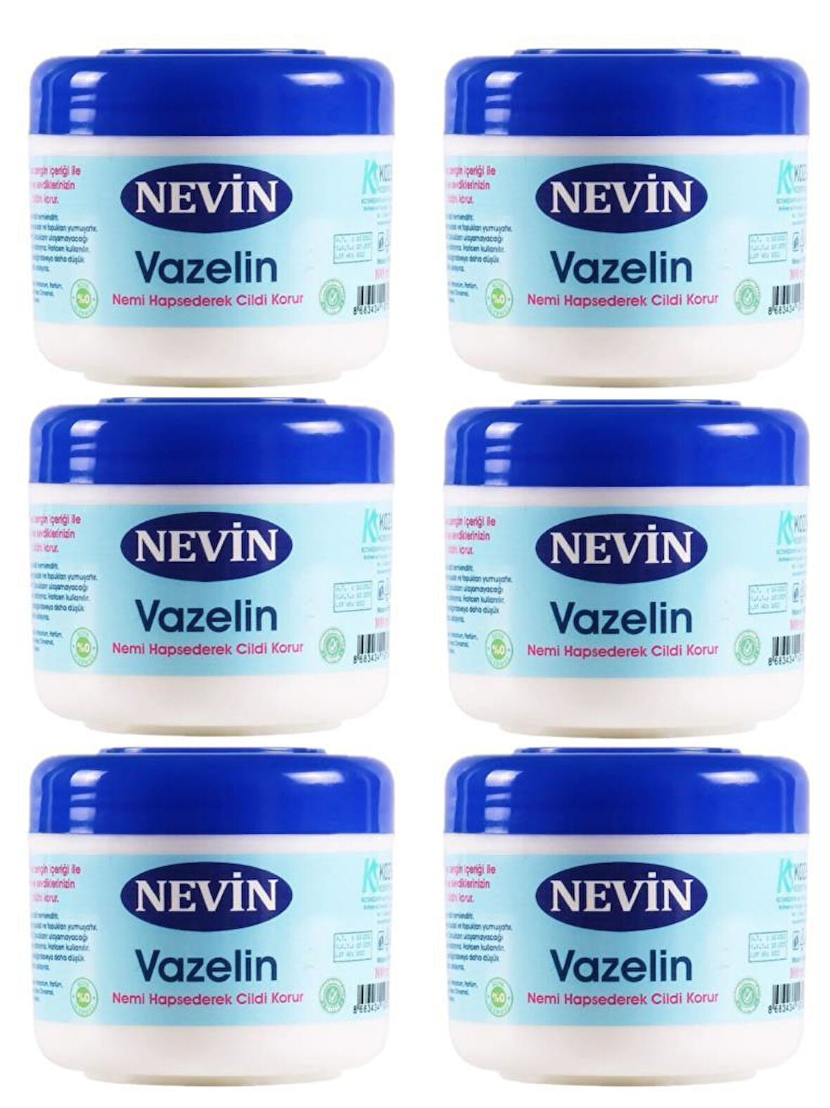 Nevin Vazelin 100ml 6 Adet