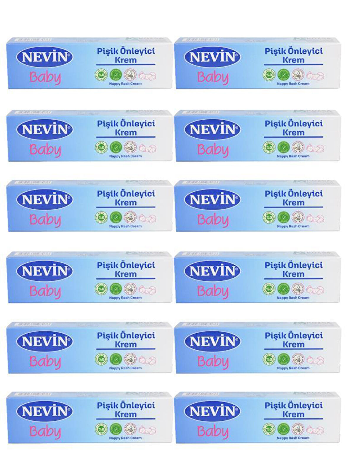 Nevin Pişik Önleyici Krem Kantaron Yağlı 30ml 12 Adet