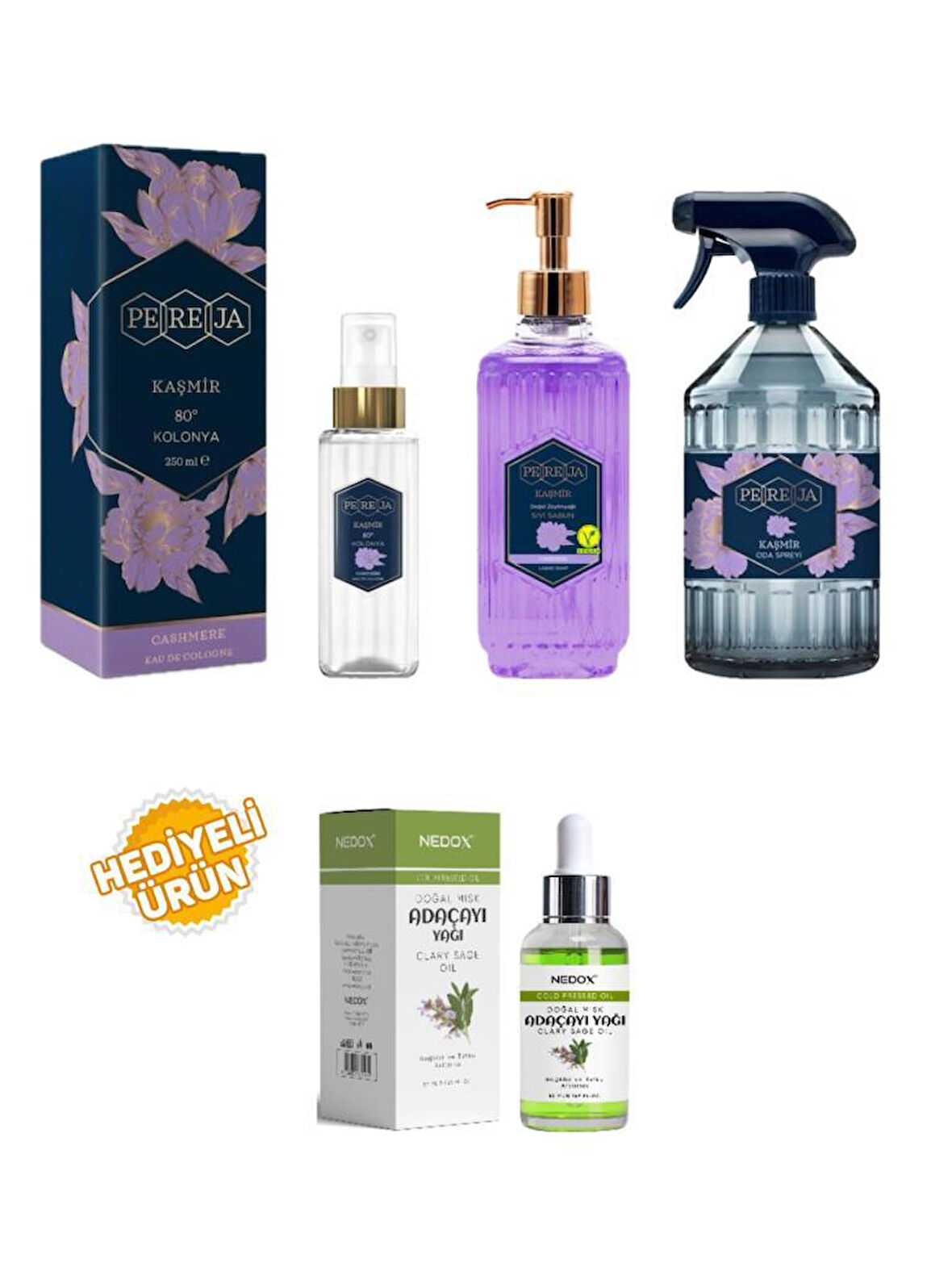 Pereja Kaşmir 4'lü Set