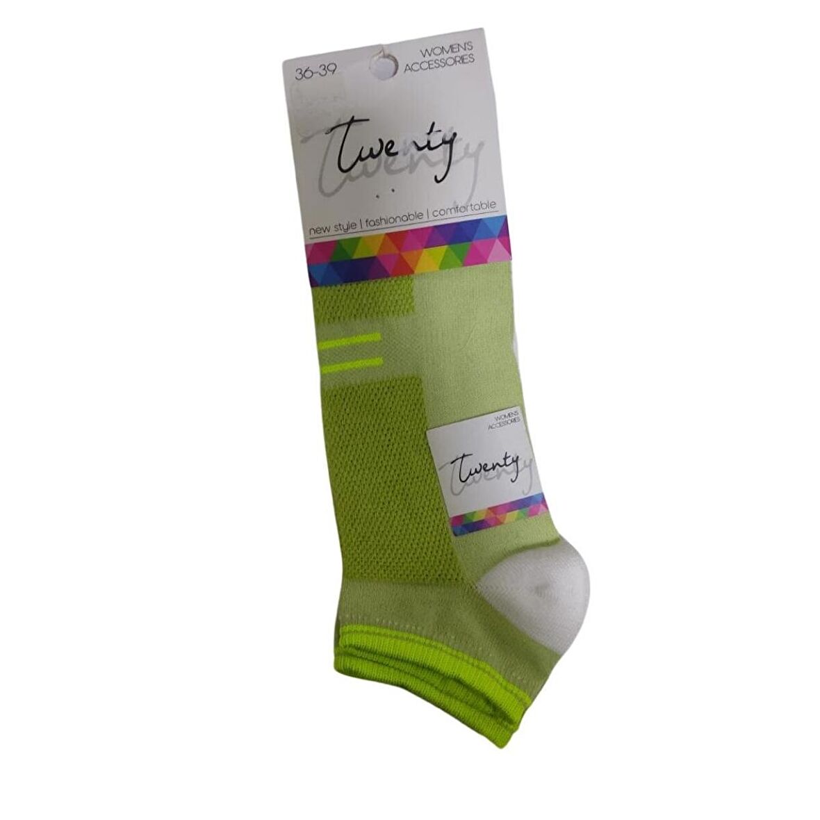 ARC BAYAN PASTEL RENK PATİK ÇORAP 0595