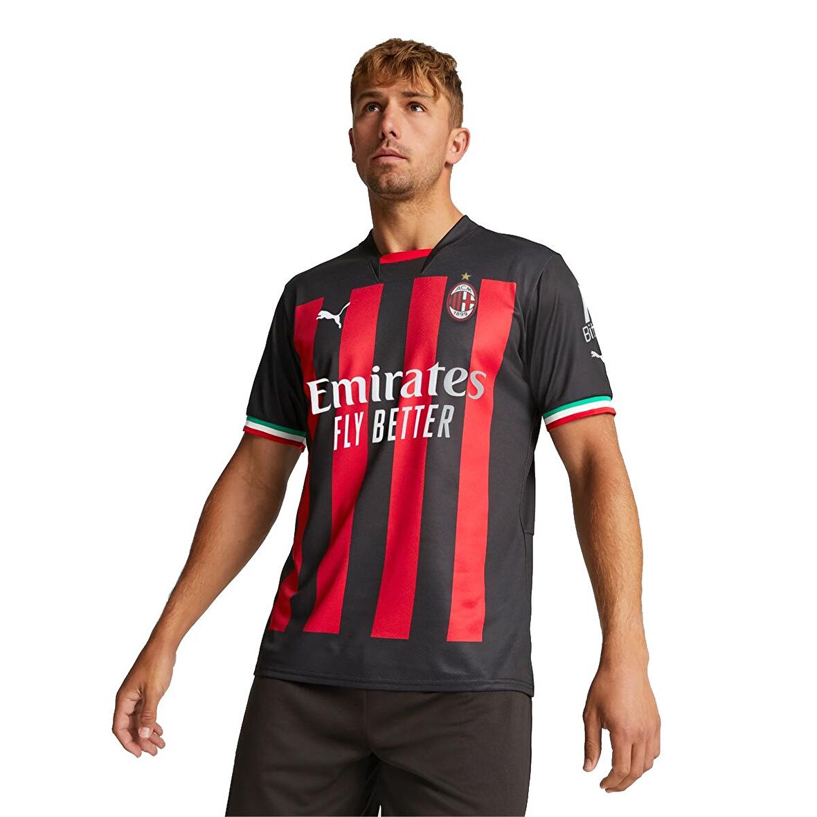 AC Milan Erkek Siyah Futbol Forma 76582401