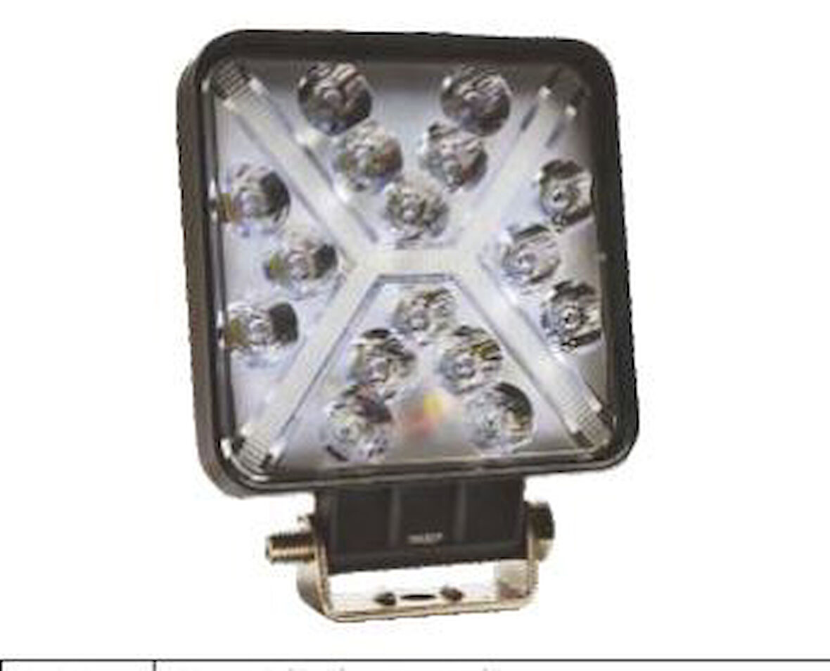 LED KARE ÇALIŞMA LAMBASI