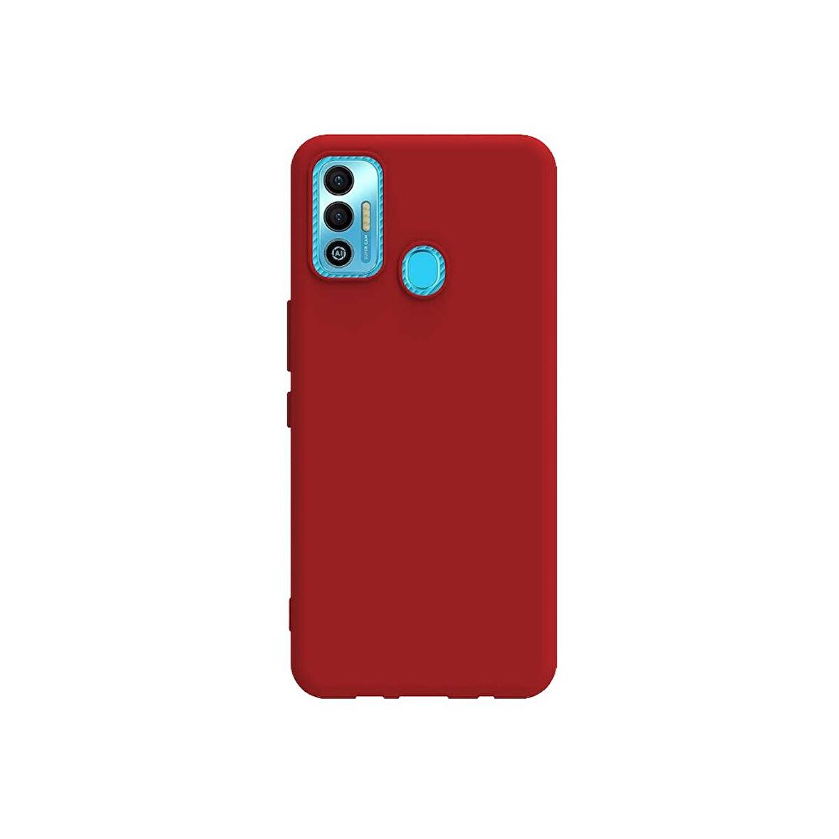 Smcase Tecno Spark 7T Kılıf Mat Biye Silikon 