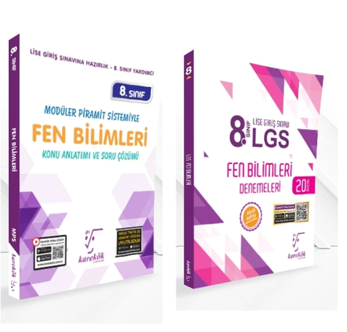 KARE KÖK YAYINLARI LGS 8.SINIF FEN BİLİMLERİ MPS KONU ANLATIM + FEN BİLİMLERİ 20'Lİ DENEME