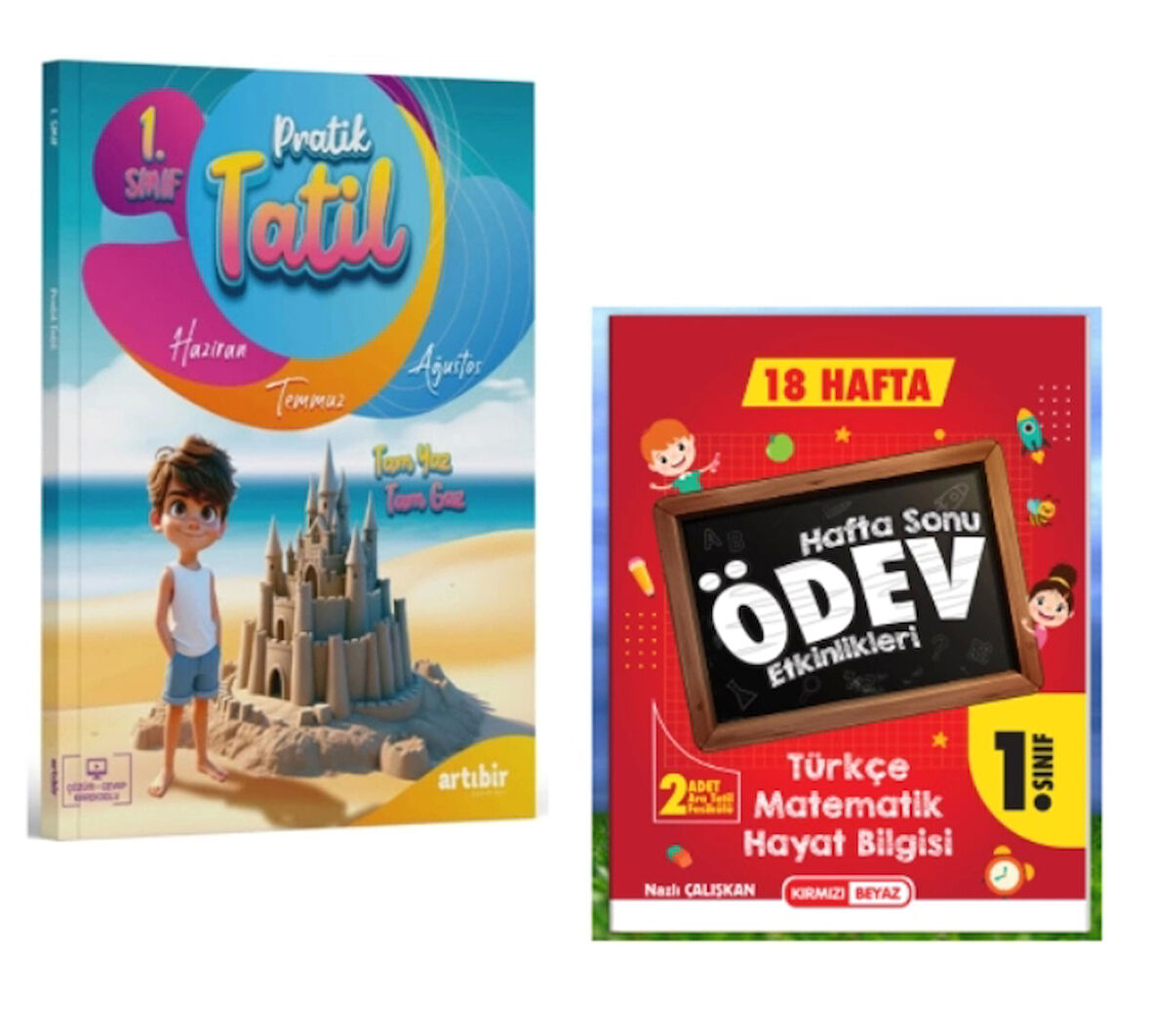 ARTIBİR YAYINLARI 1. Sınıf Pratik Tatil ve Hafta Sonu Ödev Etkinlikleri (2 Kitap)