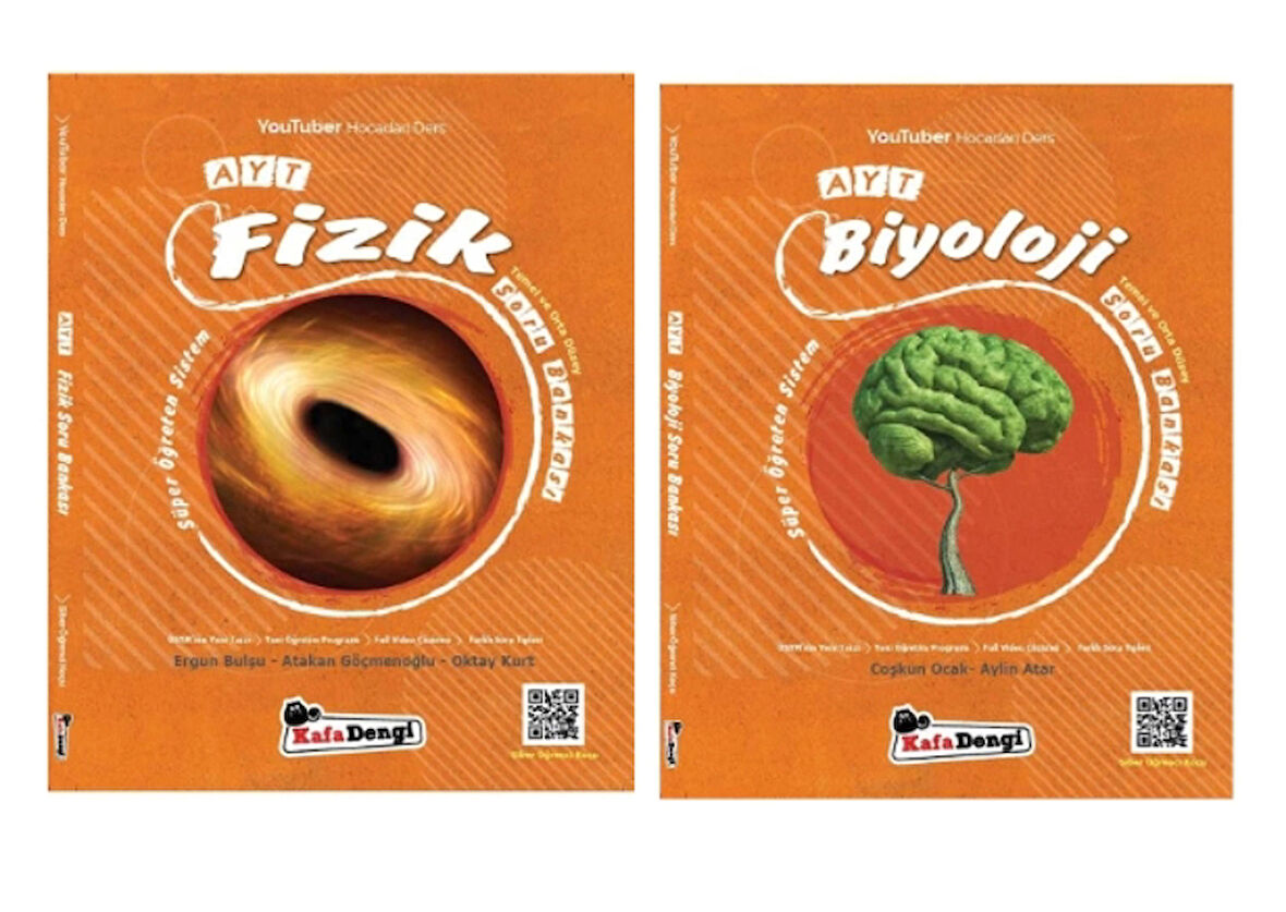 KAFA DENGİ YAYINLARI AYT Fizik + Biyoloji Soru Bankası | Süper Öğreten Sistem