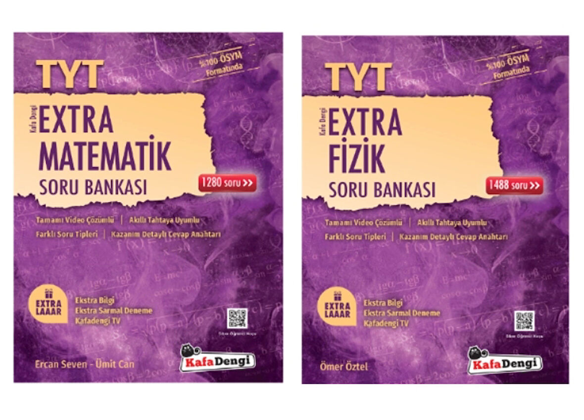Kafa Dengi Yayınları TYT Sayısal Set Matematik - Fizik - Extra Soru Bankası