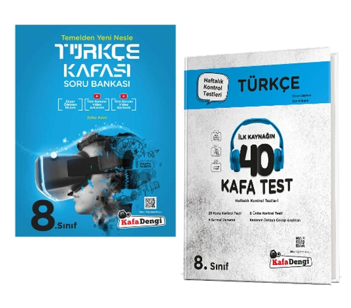 KAFA DENGİ YAYINLARI 8. Sınıf Türkçe Kafası Soru Bankası + Türkçe Kafa Test