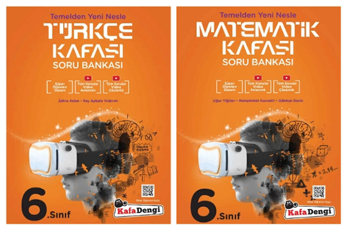 KAFA DENGİ YAYINLARI 6. Sınıf Türkçe + Matematik Kafası Soru Bankası