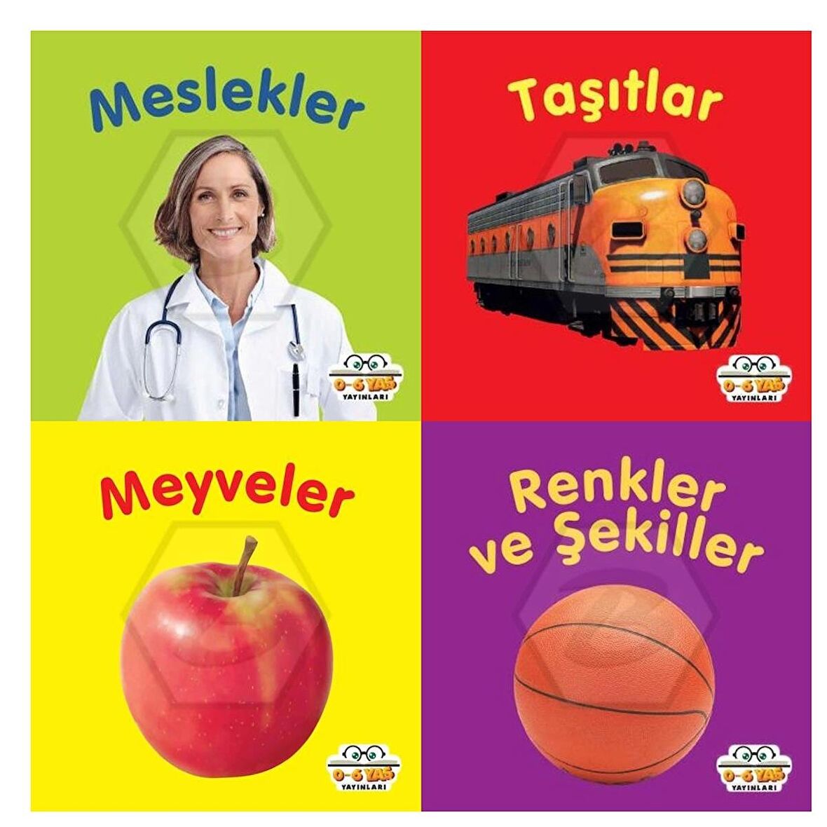 Mini Karton Kitaplar (4 Kitap)