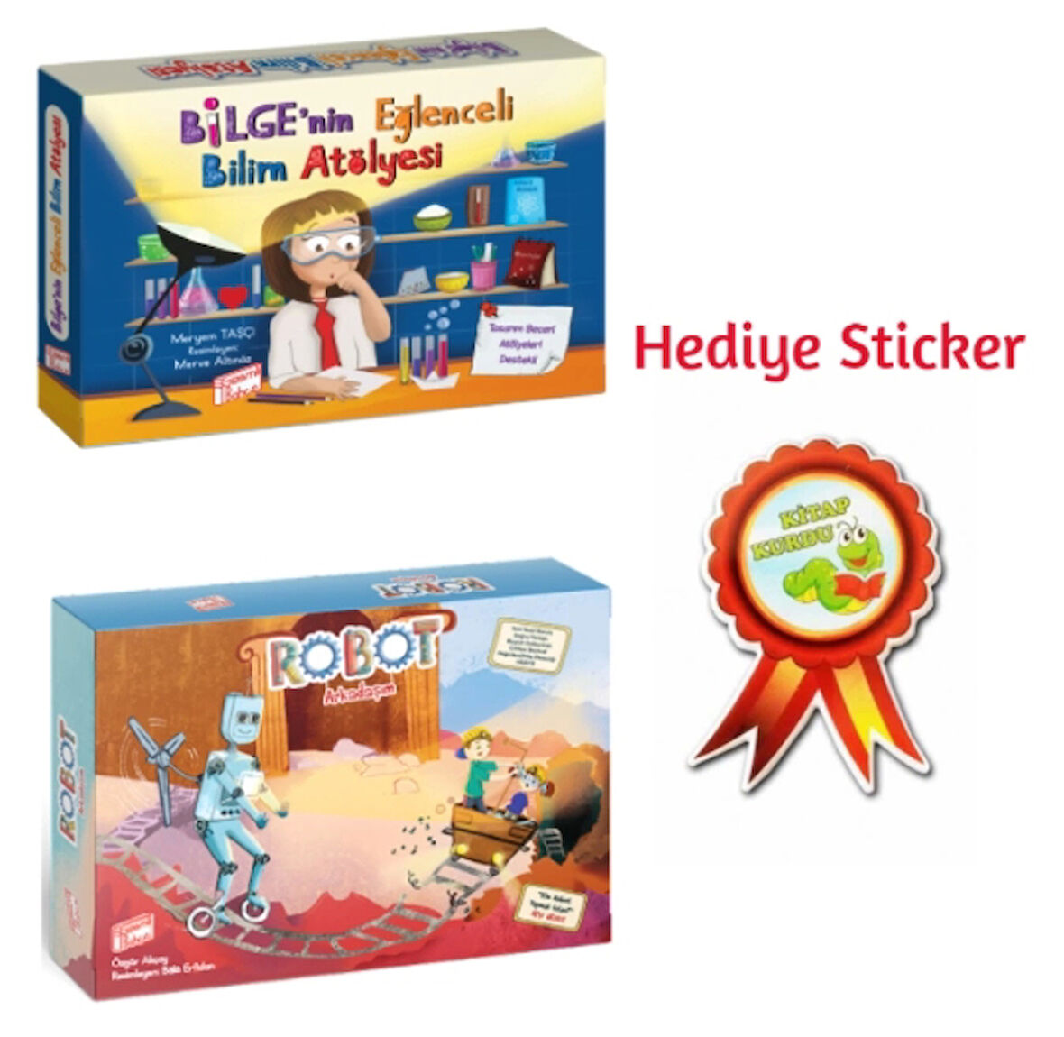 GİZEMLİ BAHÇE 2.SINIF BİLGE'NİN EĞLENCELİ BİLİM ATÖLYESİ 10'LU HİKAYE - ROBOT ARKADAŞIM 10'LU HİKAYE SETİ