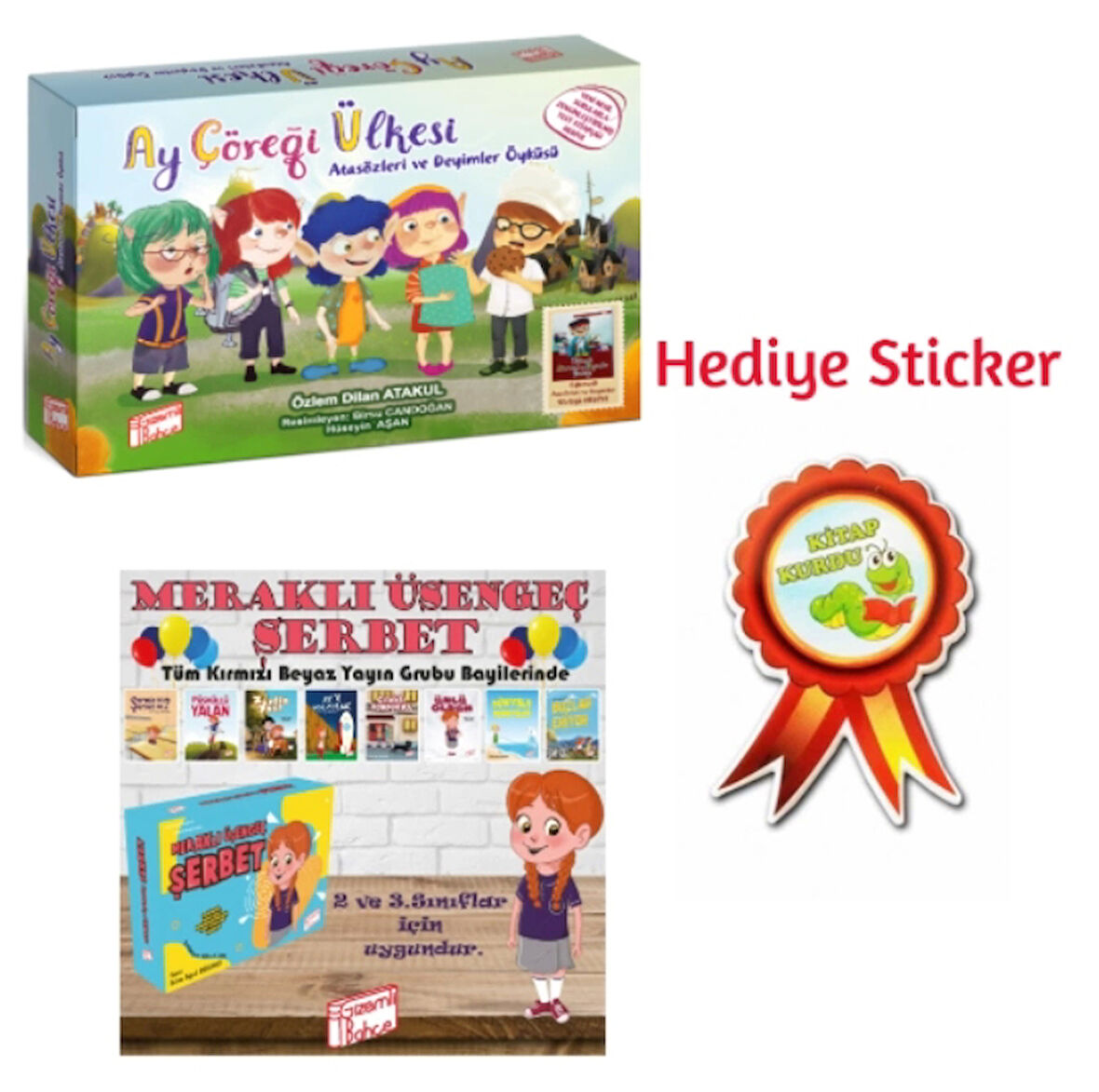 GİZEMLİ BAHÇE 2.SINIF AY ÇÖREĞİ ÜLKESİ'NDE ATASÖZLERİ VE DEYİMLER 10'LU HİKAYE SETİ - MERAKLI ÜŞENGEÇ ŞERBET10'LU HİKAYE SETİ