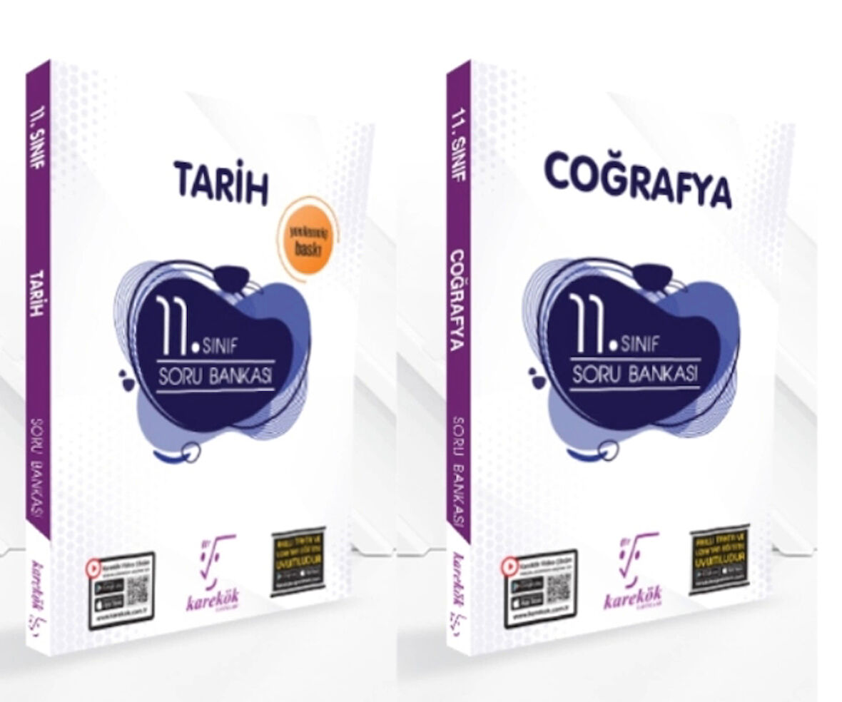 KARE KÖK YAYINLARI 11.SINIF-TARİH-COĞRAFYA SORU BANKASI