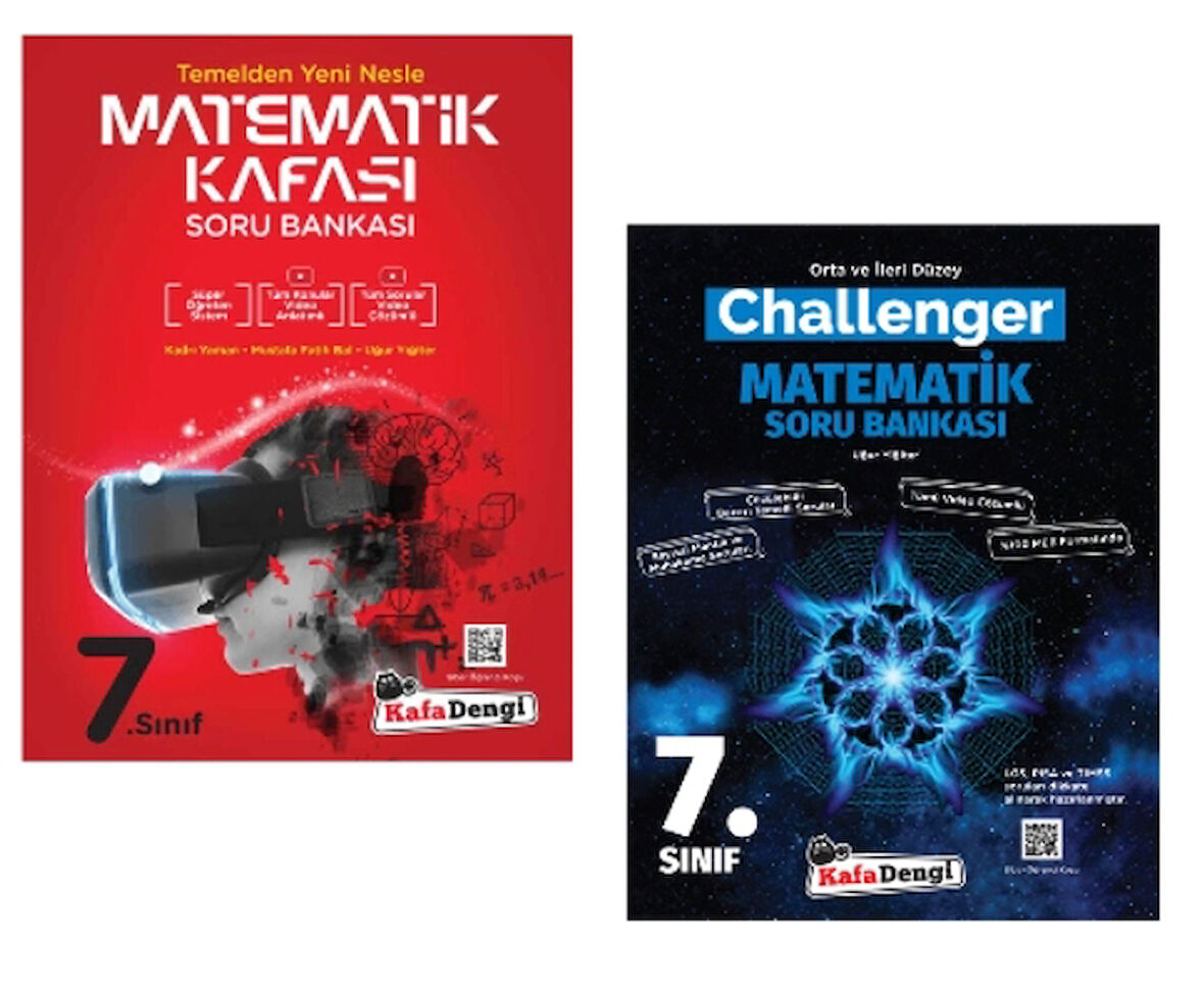 KAFA DENGİ YAYINLARI 7. Sınıf Matematik Kafası + Matematik Challenger Soru Bankası