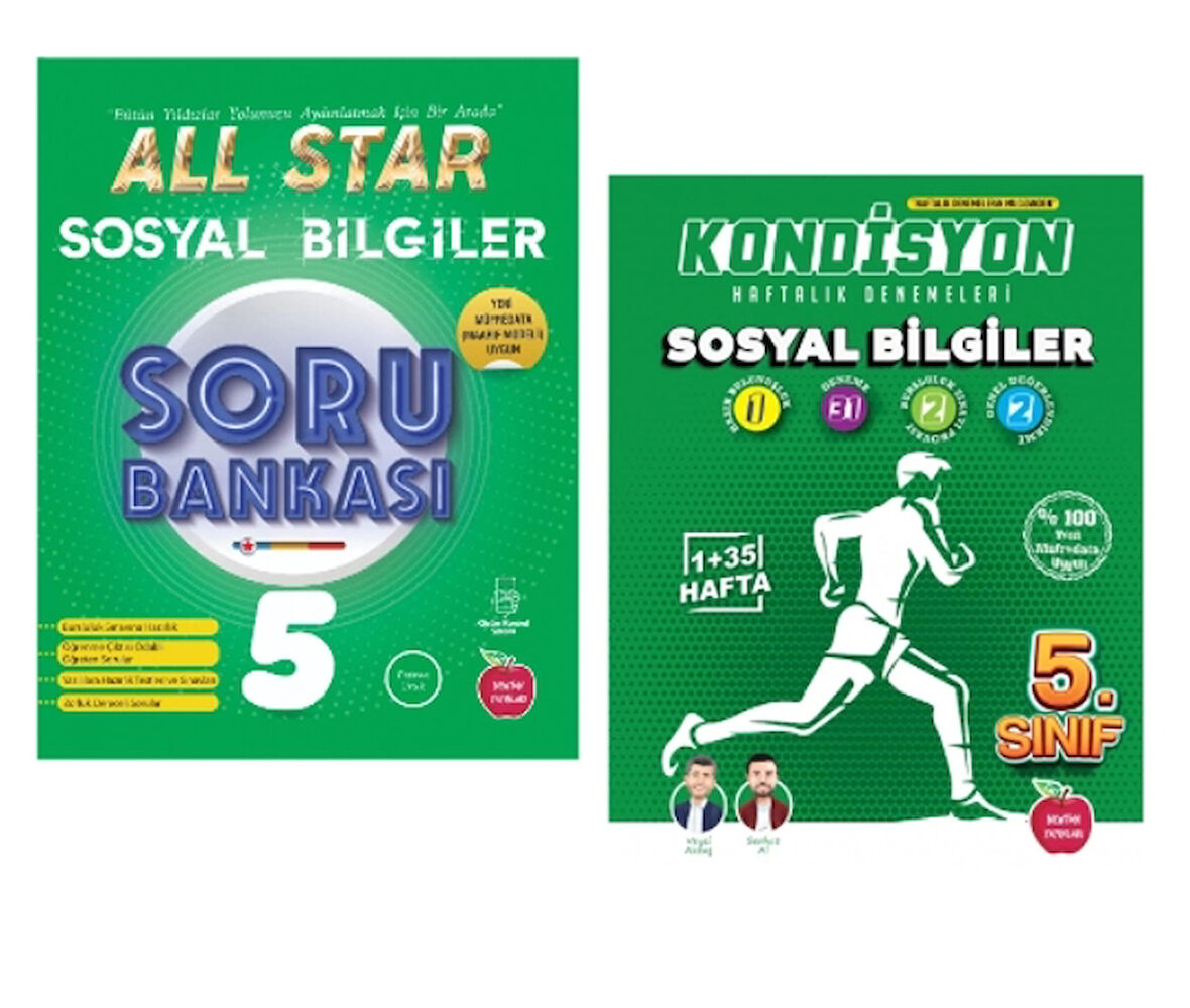 Newton Yayınları 5.sınıf All Star Sosyal Bilgiler Soru Bankası + Sosyal Bilgiler Kondisyon Deneneme 37 Hafta