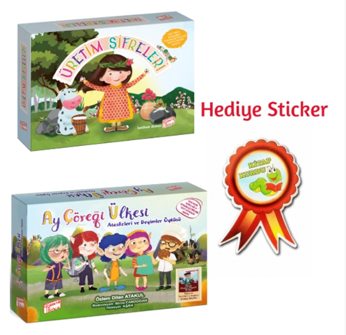 GİZEMLİ BAHÇE 2.SINIF ÜRETİM ŞİFRELERİ 10'LU HİKAYE SETİ -  AY ÇÖREĞİ ÜLKESİ'NDE ATASÖZLERİ VE DEYİMLER 10'LU HİKAYE SETİ