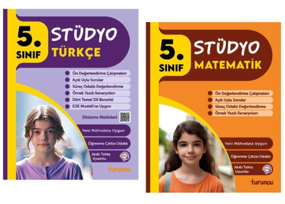 TUDEM YAYINLARI 5.SINIF STÜDYO TÜRKÇE - MATEMATİK 2'Lİ SET