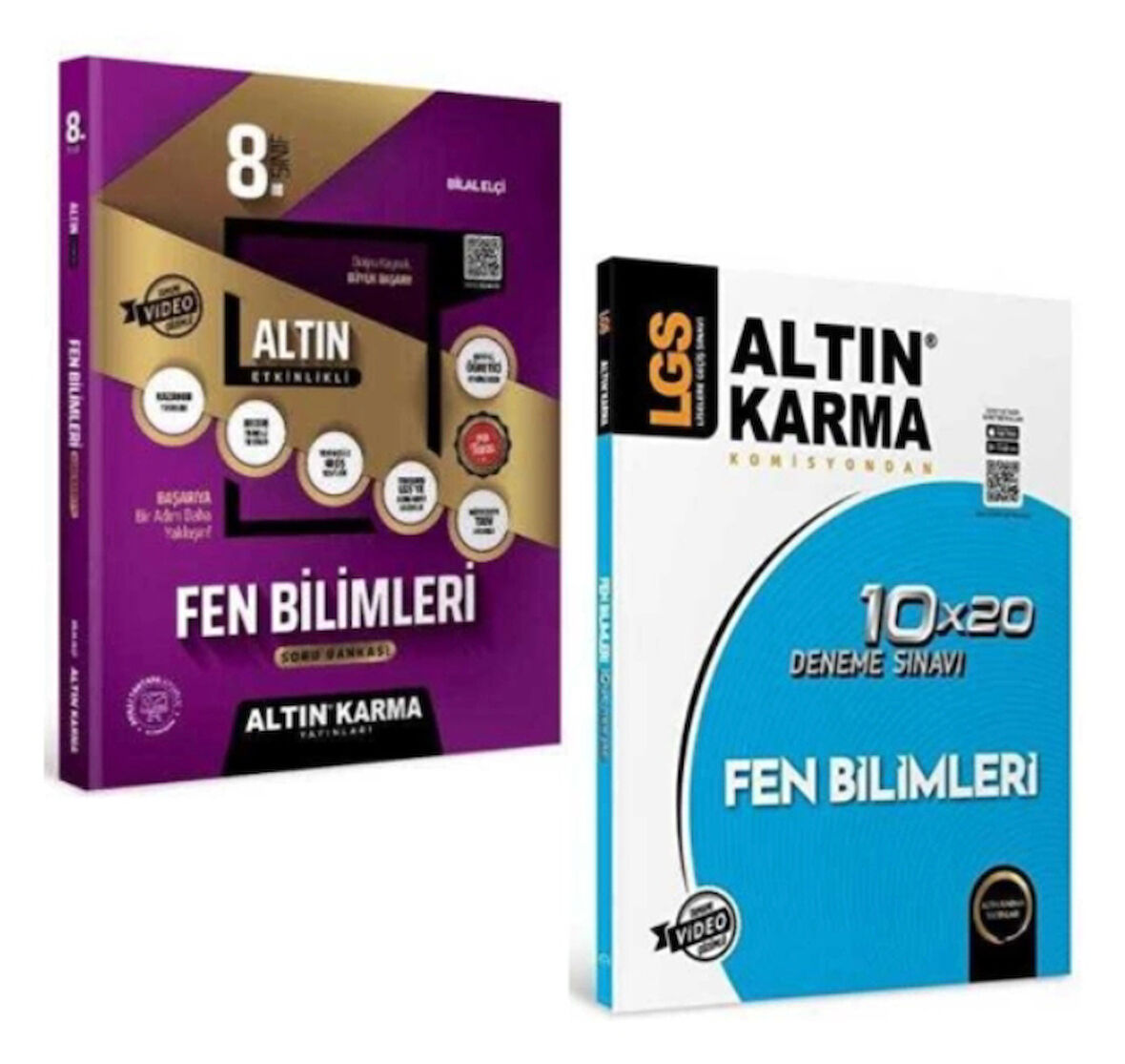 ALTIN KARMA YAYINLARI 8.SINIF FEN BİLİMLERİ ETKİNLİKLİ SORU BANKASI+FEN BİLİMLERİ 10X20 DENEME SINAVI