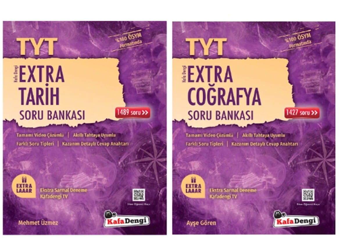 Kafa Dengi Yayınları TYT Tarih - Coğrafya Extra Soru Bankası