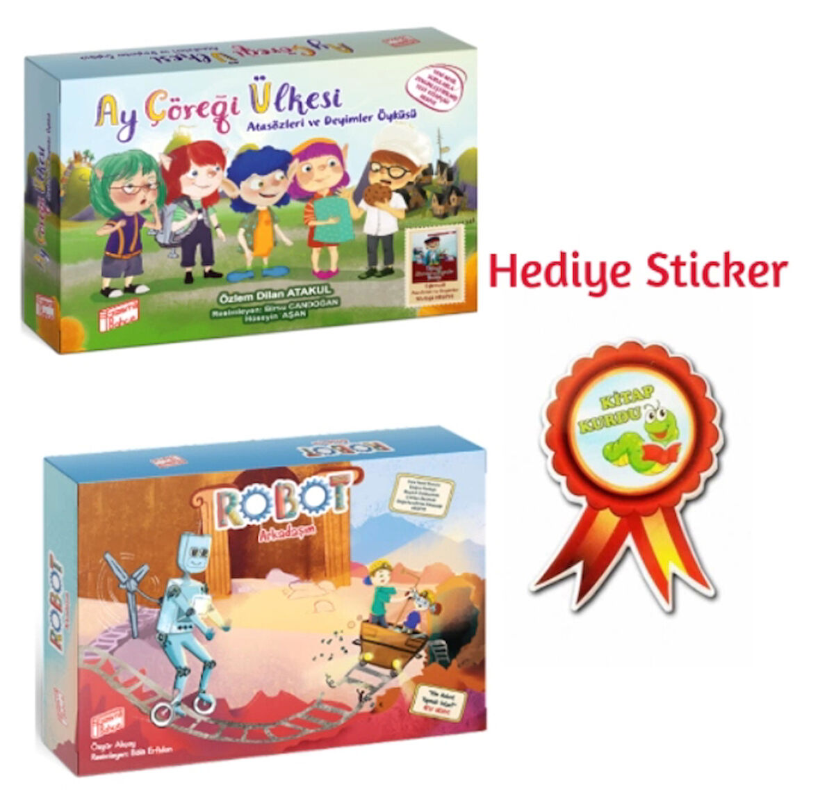 GİZEMLİ BAHÇE 2.SINIF AY ÇÖREĞİ ÜLKESİ'NDE ATASÖZLERİ VE DEYİMLER 10'LU HİKAYE SETİ - ROBOT ARKADAŞIM10'LU HİKAYE SETİ