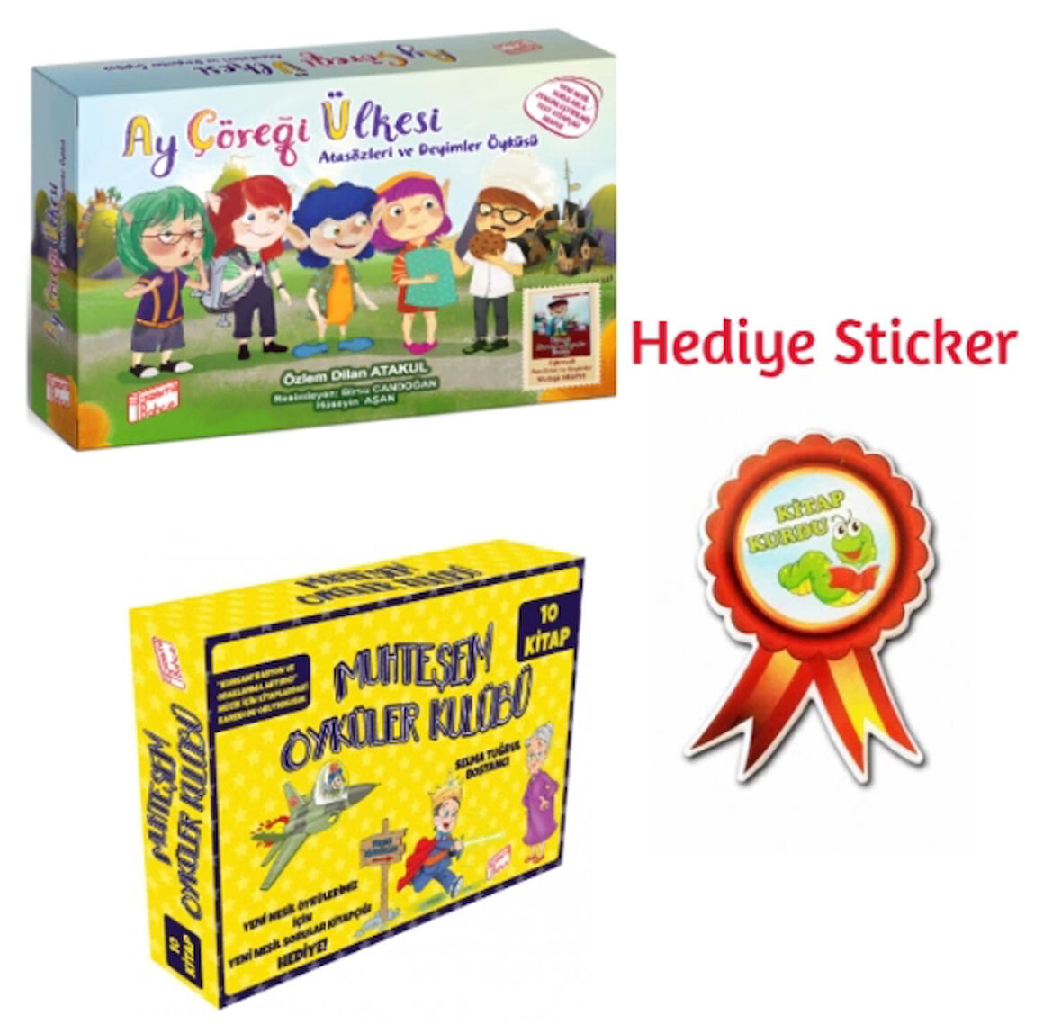 GİZEMLİ BAHÇE 2.SINIF AY ÇÖREĞİ ÜLKESİ'NDE ATASÖZLERİ VE DEYİMLER 10'LU HİKAYE SETİ - MUHTEŞEM ÖYKÜLER KULUBÜ 10'LU HİKAYE SETİ