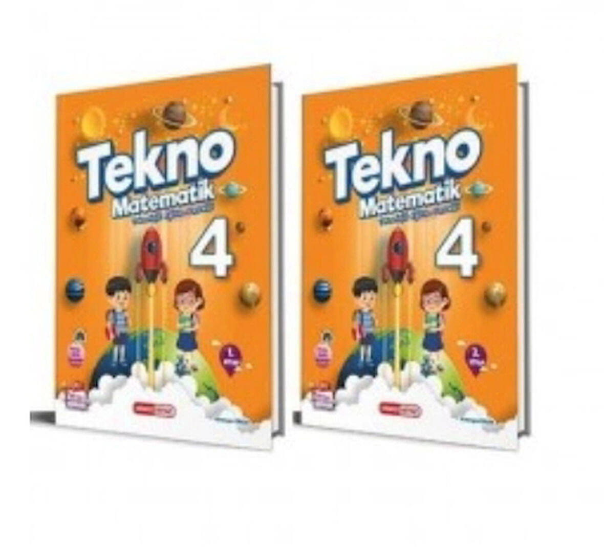 KIRMIZI BEYAZ YAYINLARI 4.SINIF TEKNO MATEMATİK (1. ve 2. Kitap)
