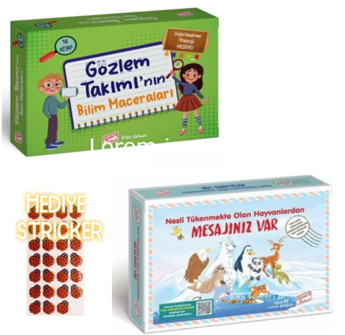 GİZEMLİ BAHÇE GÖZLEM TAKIMI'NIN BİLİM MACERALARI + Nesli Tükenmekte Olan Hayvanlardan Mesajınız Var Hikaye Seti