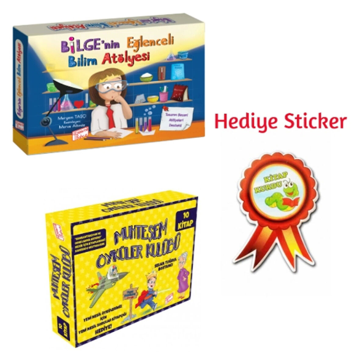 GİZEMLİ BAHÇE 2.SINIF BİLGE'NİN EĞLENCELİ BİLİM ATÖLYESİ 10'LU HİKAYE - MUHTEŞEM ÖYKÜLER KULUBÜ 10'LU HİKAYE SETİ