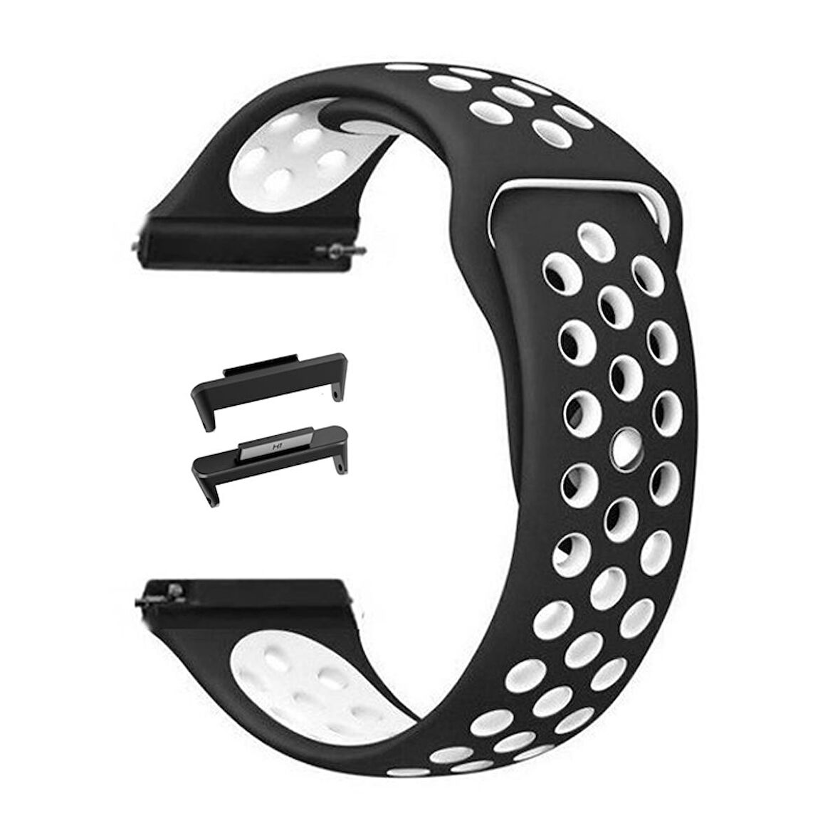 Gpack Huawei Watch Fit 2 Kordon Delikli Çift Renk Silikon