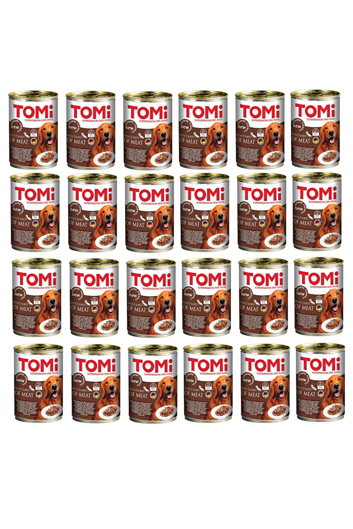 Tomi Karışık Etli Gravy Soslu Köpek Konservesi 400 Gr. X 24 Adet