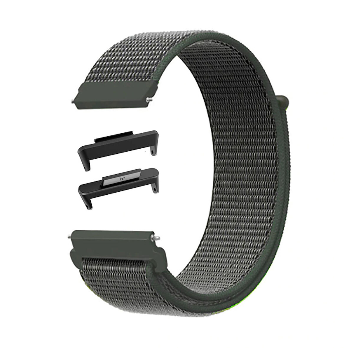 Gpack Huawei Watch Fit 2 Aparatlı Kordon CırtCırt Kumaş Ayarlanabilir
