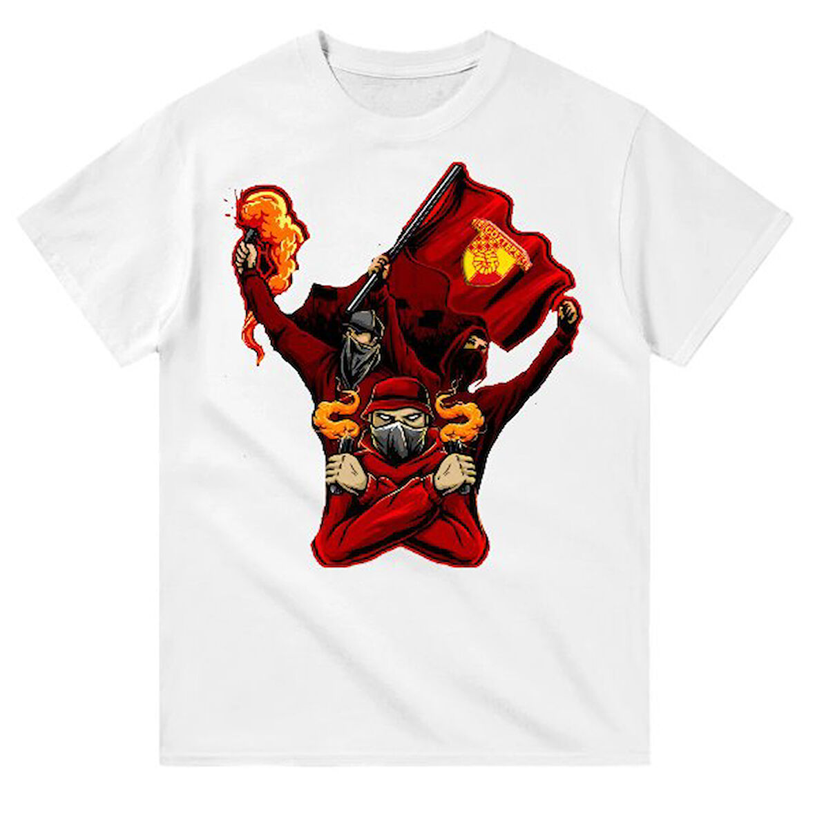 Göztepe Kısa kollu bisiklet yaka t-shirt