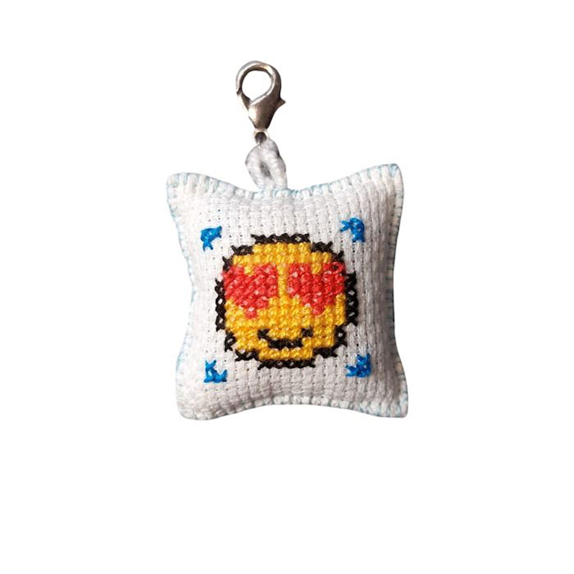 Uretti - Sibel 2453 3938 El Yapımı Aşk Yüzü Emoji Çanta Süsü / Anahtarlık